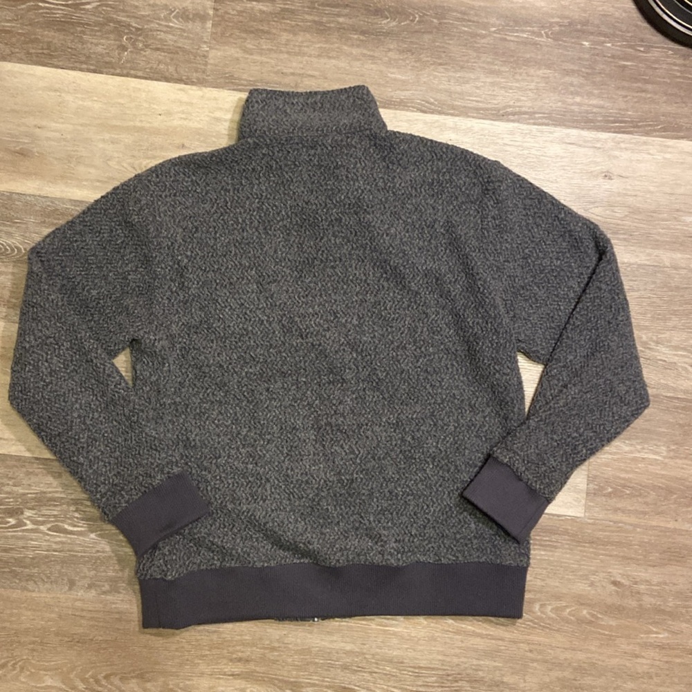 Patagonia mens Large two toned grey zip up fleece jacket - Picture 2 of 3